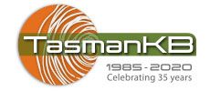 TasmanKB logo.