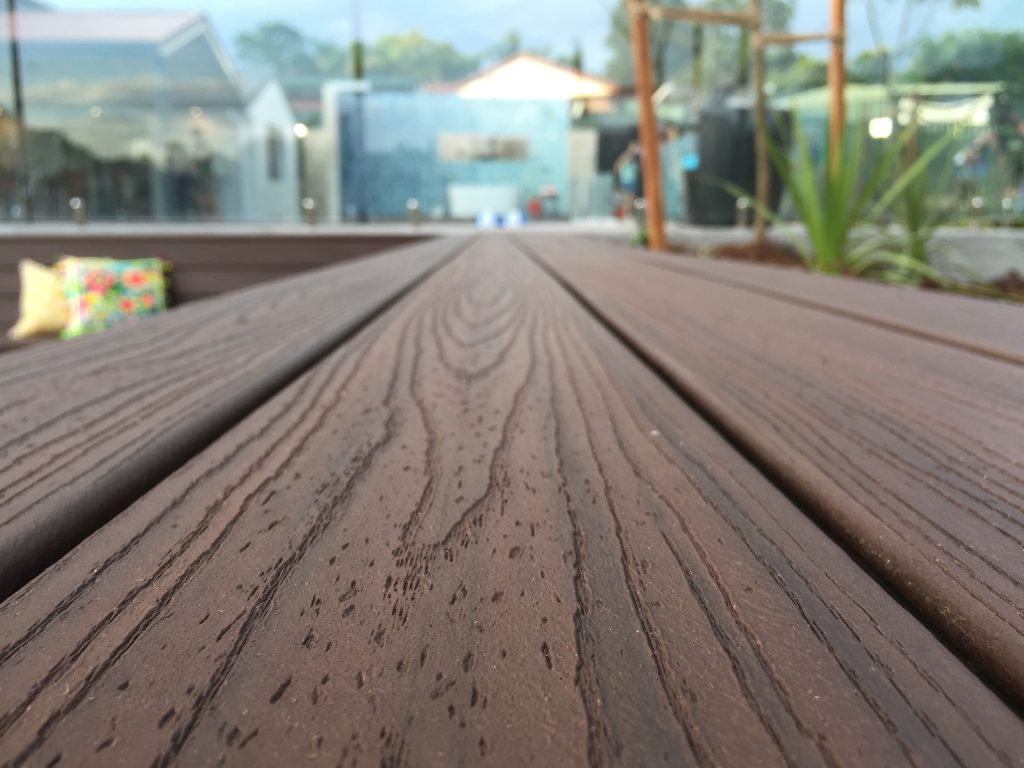 Close up of timber decking boards | Featured image for Hardware supplies Brisbane landing page.