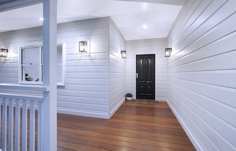 Front porch of home | Featured image for exterior timber cladding suppliers.