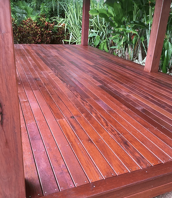 New Merbau wood deck | Featured Image for the Decking Timber Brisbane Page of Versace Timbers.
